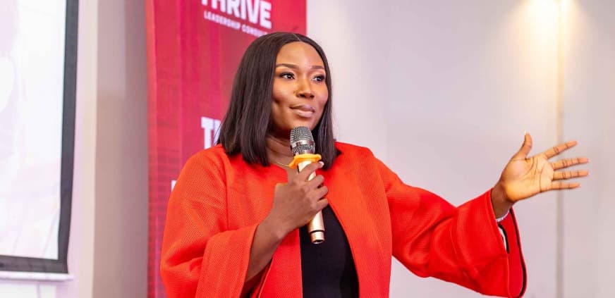 Joyce Kenneth at a leadership and management training event